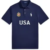 Ralph Lauren Polo Ralph Laurentil mænd. 710B20858001 US Polo Classic Fit marineblå (S), Casual, Bomuld, Korte ærmer