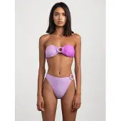 Flavia Valentini Bikini 'Athena Wooden Bikini Set - Lilac' pastellilla