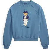 Ralph Lauren Sweatshirt 'ISLAND FLC' blå / navy / mokka / hvid