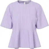 Pieces Bluse lavendel / hvid