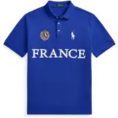 Ralph Lauren Polo Ralph Laurentil mænd. 710B20852001 Polo de Francia Classic Fit blå (XXL), Casual, Bomuld, Korte ærmer