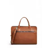 Still Nordic Dokumenttaske 'Clean Brief 3 Room' cognac