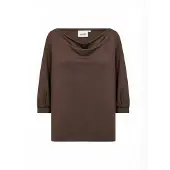 Wasabi Concept Bluse 'Sabina' mørkebrun