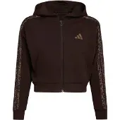 Adidas Sportssweatjakke brokade / mørkebrun / sort