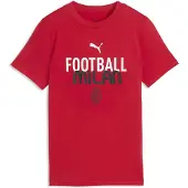 Puma Ac Milan Culture Junior T-shirt Med Korte ærmer