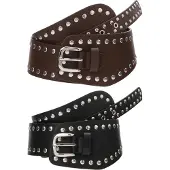 STUDIO SELECT Bælte brun / sort