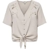 ONLY Bluse 'ONLEVALOU' greige