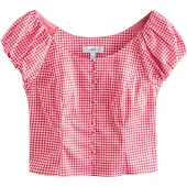 Next Bluse rød / hvid