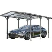 GFP 2,85x5,05m Carport, antracitgrå