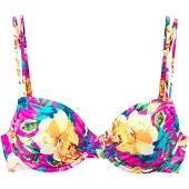 LASCANA Bikinioverdel blå / gul / lysegul / pink