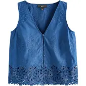 Next Bluse koboltblåt