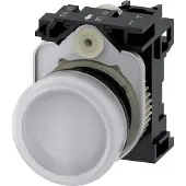 Siemens Indikatorlampe flad Hvid 230 V/AC SIRIUS ACT 3SU1106-6AA60-1AA0 1 stk (3SU1106-6AA60-1AA0)