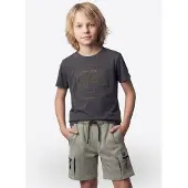 KOROSHI Shirts gul / sort