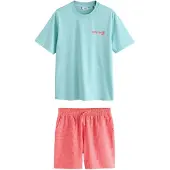 Next Pyjamas kort blå / turkis / orange / rød