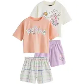 Next Nattøj 'Peppa Pig' lyselilla / abrikos / lys pink / hvid