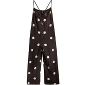 Next Jumpsuit choko / hvid