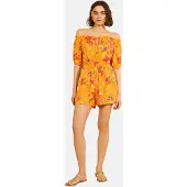 Friends Like These Jumpsuit gylden gul / orange / mørkeorange / pink