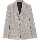 HUGO Regular fit blazer med mikrotern