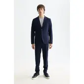 Scotch & Soda Core Unconstructed Peak Lapel Blazer