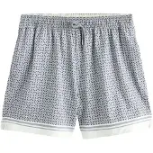 Next Badeshorts 'Motionflex' grå / mørkegrå / hvid