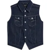 G-Star Pitched Hem Slim Vest - Dark blue - Women