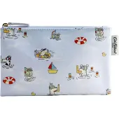 Cath Kidston Tegnebog lyseblå / citrongul / rød / sort