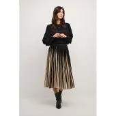 Culture Nederdel 'CU Carly' beige / sort