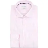 Olymp Skjorte Level 5 Luxury Stripe Lyserød måle