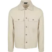 Suitable Drop Loop Overshirt i Sand Beige måle