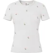 Pieces Shirts blandingsfarvet / hvid