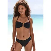 LASCANA Bikinioverdel sort