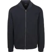 Lyle & Scott ye & Scott Cardigan Bomber Dark Navy Bå Mørkebå måe
