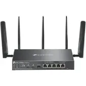 TP-LINK Omada ER706WP-4G, Dual-band (2,4 GHz / 5 GHz), Ethernet LAN, 4G, Sort, Stationær router/pol router