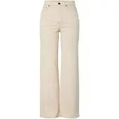 Y.A.S Yasrosie Ecru Hw Straight Fit Jeans