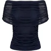 Object Shirts 'OBJDina' navy