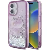Hello Kitty iPhone 16 cover flydende glimmer lilla