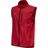 Newline Vest 'Core gilet' grå / kirsebærsrød