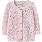 Name it Cardigan - Strik - NbfJenny - Cradle Pink - - 1 år (80) - Cardigan