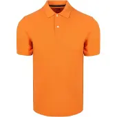 Steppin' Out Piqué Polo Orange måle