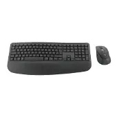 Logitech Signature Comfort Plus Combo MK880 (Graphite) - Tastatur & Mus sæt - Nordisk - Grå