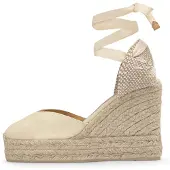 Castañer Espadrillaer 'Chiara' elfenben