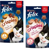 Felix Crispies - Kylling & Oksekød - 3 x 45 g
