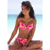 LASCANA Bikinioverdel beige / orange / pink / lyserød