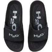 H2O Badesandal Velcro - Sort, størrelse 47
