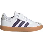 Adidas sko - VL Court 3.0 El C - Ftwwht/Violet/Gum3 - - 31 - Sko