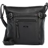 Tom Tailor Skuldertaske 'Juna' sort