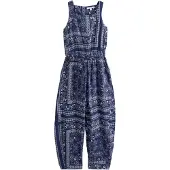 Next Jumpsuit navy / hvid
