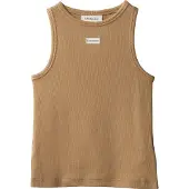 Calvin Klein Top - Rib - Tigers EyeBROWN - - 8 år (128) - Tanktop