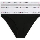 Tommy Hilfiger Underwear Slip 'Essential' grå-meleret / sort / hvid