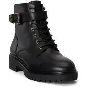 Ralph Lauren Snørestøvletter 'ALLYSON' sort